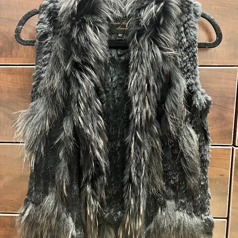 Linda Richmond Luxury Fur Vest XS